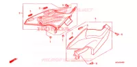 COUVERCLES LATERAUX pour Honda CBF 1000 F ABS de 2011
