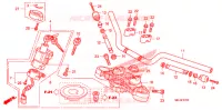 GUIDON   TE DE FOURCHE pour Honda CBF 1000 F ABS de 2011