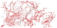 TETE DE FOURCHE pour Honda CBF 600 FAIRING ABS de 2010