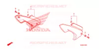 COUVERCLES LATERAUX pour Honda CBF 600 FAIRING ABS de 2011