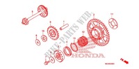 ROUE LIBRE DE DEMARREUR pour Honda CBF 600 FAIRING ABS de 2011
