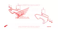 COUVERCLES LATERAUX pour Honda CBF 600 FAIRING ABS de 2012