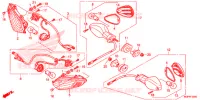 CLIGNOTANT pour Honda CBR 1000 RR ABS RED de 2012
