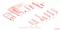 OUTIL pour Honda CBR 1000 RR SP ABS TRICOLOUR de 2014