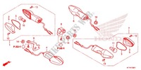 CLIGNOTANT (CBR125RW'11/R'12/RS'12/RT'12) pour Honda CBR 125 de 2011