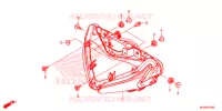 PHARE pour Honda CBR 500 R ABS de 2017