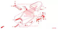 SELLE pour Honda CBR 500 R ABS de 2017
