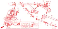 GUIDON   TE DE FOURCHE pour Honda CBR 600 RR ABS RED de 2015