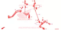 PEDALE pour Honda AFRICA TWIN 1000 ABS de 2016