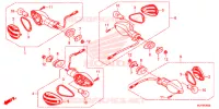 CLIGNOTANT pour Honda AFRICA TWIN 1000 DCT RED de 2016