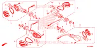 CLIGNOTANT pour Honda AFRICA TWIN 1000 DCT SILVER de 2016