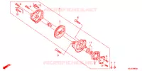 POMPE A HUILE pour Honda CRF 100 de 2006
