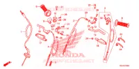 LEVIER DE GUIDON   CABLE pour Honda CRF 100 de 2010