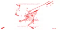 PEDALE pour Honda CRF 100 de 2010