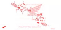 REPOSE PIED pour Honda CRF 100 de 2010