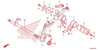 BARILLET DE SELECTION pour Honda CRF 110 de 2014