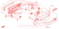 COUVERCLES LATERAUX pour Honda REBEL 250 de 2004