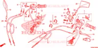 LEVIER DE GUIDON   CABLE   COMMODO pour Honda REBEL 250 de 2004