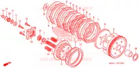 EMBRAYAGE pour Honda REBEL 250 de 2007
