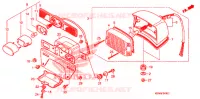 FEU ARRIERE pour Honda REBEL 250 de 2007