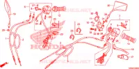 LEVIER DE GUIDON   CABLE   COMMODO pour Honda REBEL 250 de 2007