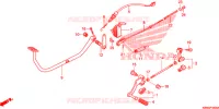 PEDALE pour Honda REBEL 250 de 2007