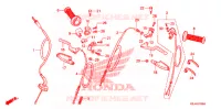 LEVIER DE GUIDON   CABLE pour Honda CRF 100 de 2009