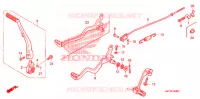 PEDALE pour Honda CRF 150 F de 2007