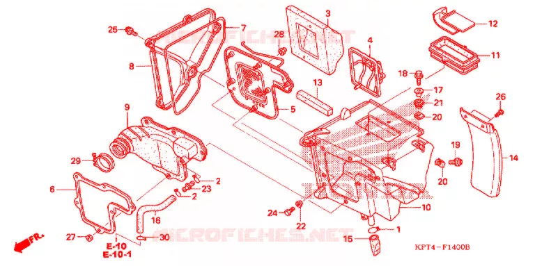 FILTRE A AIR Honda MOTO 150 CRF 2007  CRF150F7