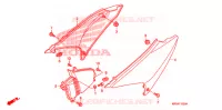 COUVERCLES LATERAUX pour Honda CRF 230 F de 2007
