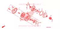 POMPE A HUILE pour Honda CRF 230 F de 2007