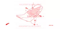 SELLE pour Honda CRF 230 F de 2007