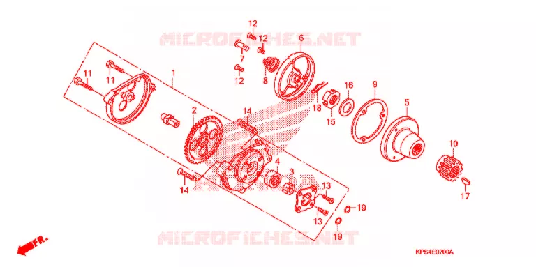 POMPE A HUILE Honda MOTO 230 CRF 2007  CRF230F7