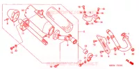 SILENCIEUX D'ECHAPPEMENT ('04) pour Honda CRF 250 R de 2004