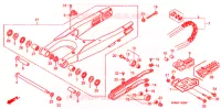 BRAS OSCILLANT pour Honda CRF 250 R RED de 2008