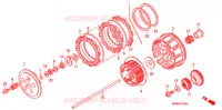 EMBRAYAGE pour Honda CRF 250 R RED de 2008