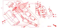 SILENCIEUX D'ECHAPPEMENT ('10) pour Honda CRF 250 R de 2010