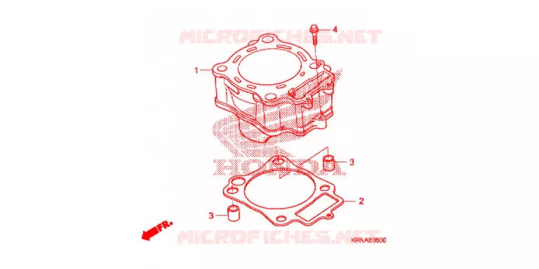 CYLINDRE Honda MOTO 250 CRF 2012  CRF250RC
