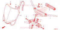GUIDON   TE DE FOURCHE pour Honda CRF 250 R de 2014