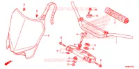 GUIDON   TE DE FOURCHE pour Honda CRF 250 R de 2015