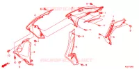 OUIES DE RADIATEUR pour Honda CRF 250 M RED 2J de 2013