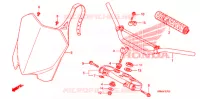 GUIDON   TE DE FOURCHE pour Honda CRF 250 R de 2013
