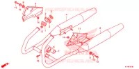 SILENCIEUX D'ECHAPPEMENT pour Honda REBEL 250 de 2016