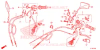 LEVIER DE GUIDON   CABLE   COMMODO pour Honda REBEL 250 de 2016