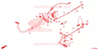 PEDALE pour Honda REBEL 250 de 2016