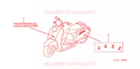 AUTOCOLLANTS pour Honda 50 JAZZ de 2002