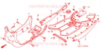 MARCHE PIEDS pour Honda 50 JAZZ de 2002