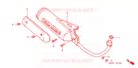 SILENCIEUX D'ECHAPPEMENT pour Honda 50 JAZZ de 2002
