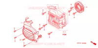 VENTILATEUR ET COUVERCLE DE RADIATEUR pour Honda 50 JAZZ de 2002