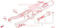 SILENCIEUX D'ECHAPPEMENT pour Honda CRF 100 de 2013